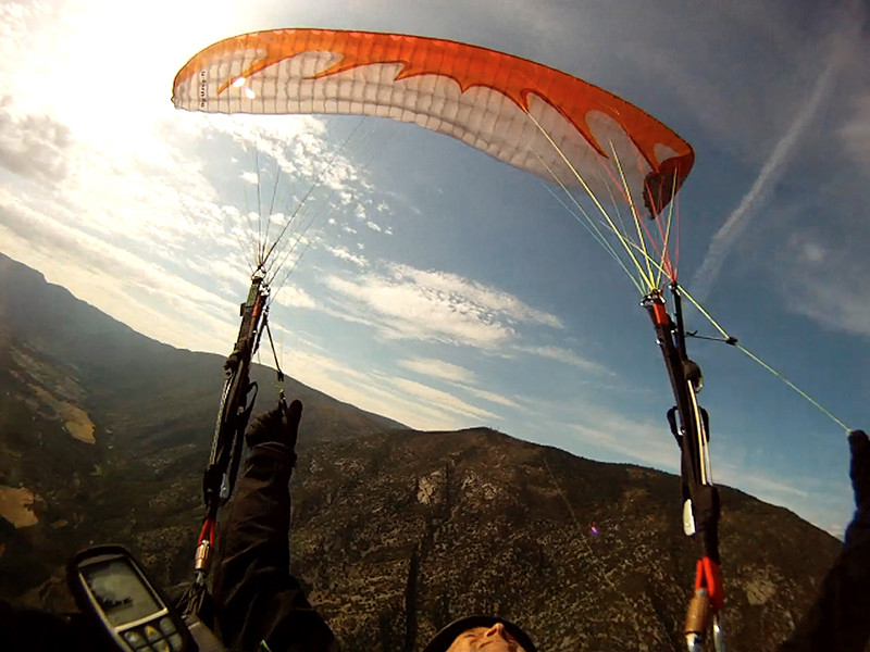 Esta é a conexão mais difícil do parapente acrobático